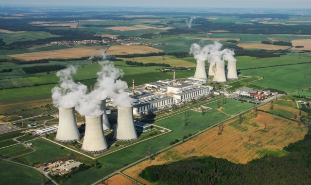 This photo shows nuclear power units in Dukovany, a city located 170 kilometers southeast of the Czech Republic's capital Prague. (Korea Hydro and Nuclear Power)