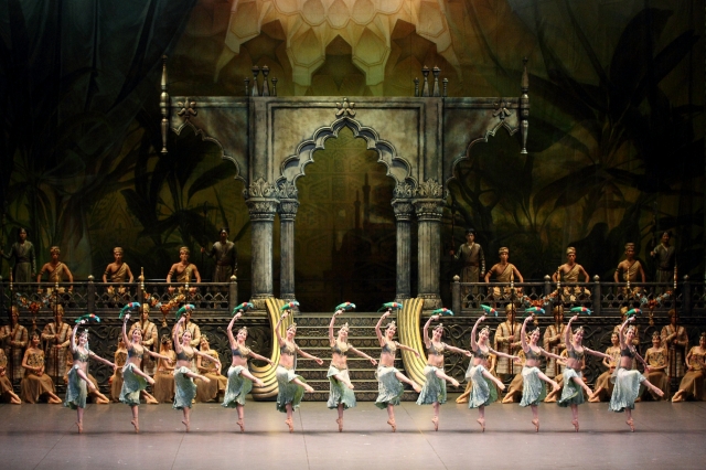 A scene from Korean National Ballet's production of 