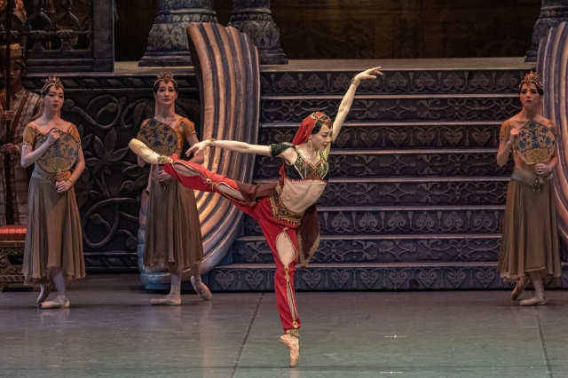 A scene from Korean National Ballet's production of 