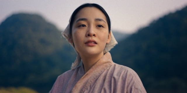 Kim Min-ha plays Sunja in “Pachinko.” (Apple TV+)