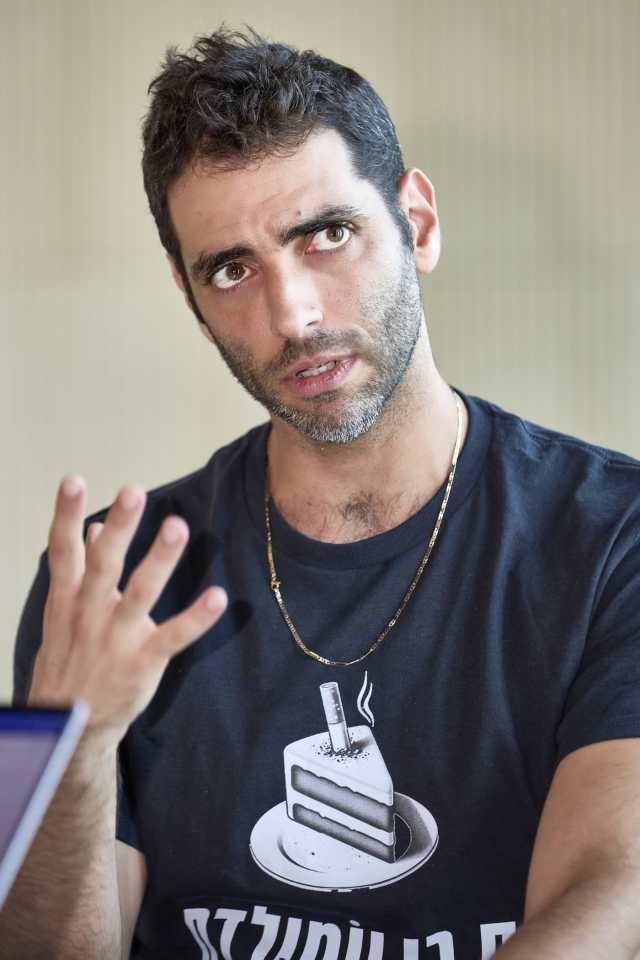 Director Amit Ulman of “The City” speaks in an interview with The Korea Herald in Jecheon, North Chungcheong Province, Sunday. (JIMFF)