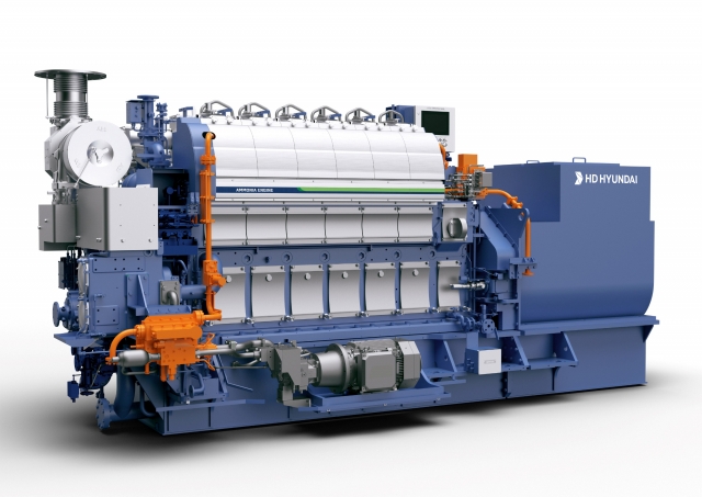 HD Hyundai Heavy Industries’ HiMSEN ammonia dual-fuel engine (HD Hyundai Heavy Industries)