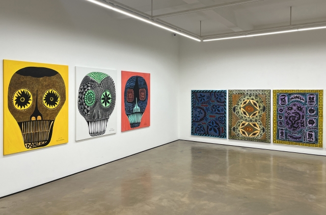 Installation view of 