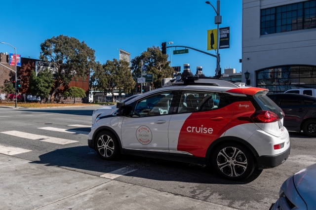 Following safety concerns raised by California regulators, General Motors' Cruise paused its driverless car operations nationwide on Oct. 26 last year. (General Motors)