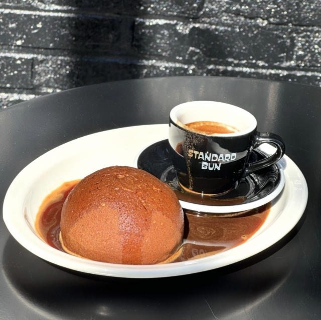 Standard Bun’s original bun with an espresso. (Standard Bun)