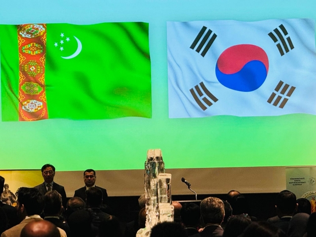 Turkmenistan celebrates 33rd Independence Day at Grand Hyatt Seoul in Yongsan-gu, Seoul on Wednesday. (Sanjay Kumar/ The Korea Herald)