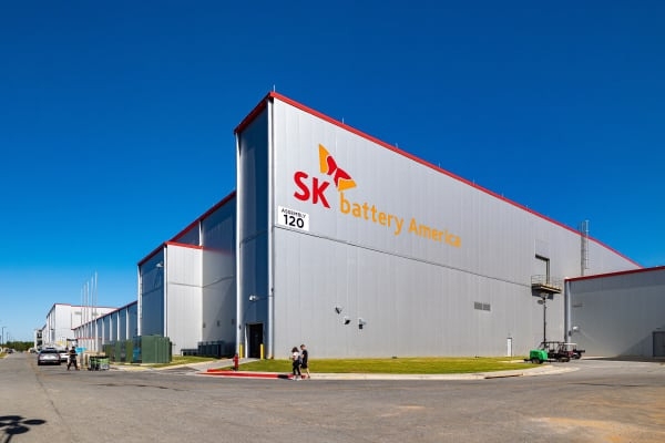 SK On’s battery manufacturing plant in the US state of Georgia (SK On)