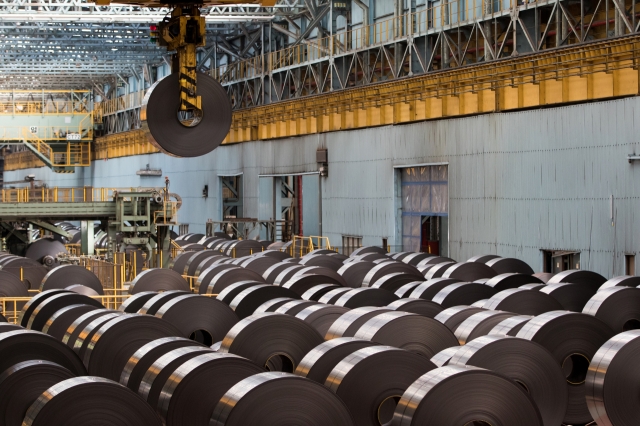 Cold rolled coils in storage of Posco.(Getty Images)