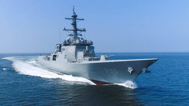 HD Hyundai Heavy Industries' next-generation Aegis destroyer, Jeongjo the Great (HD Hyundai)