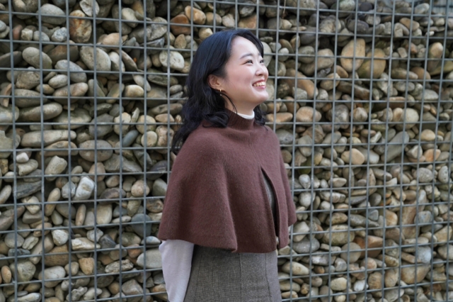 Hanna Cha poses for a photo after an interview with The Korea Herald in Seoul, on Nov. 24. (Hwang Dong-hee/The Korea Herald)