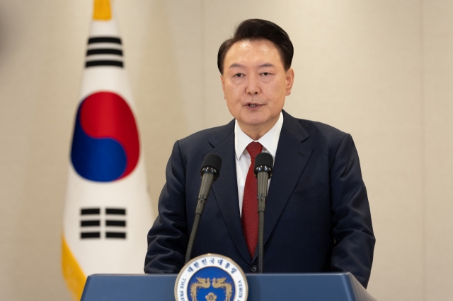 President Yoon Suk Yeol is seen in this photo taken on Thursday. (Yonhap)