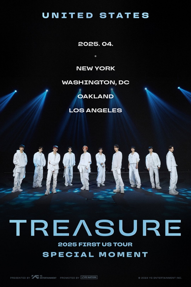 Poster of Treasure's US tour 