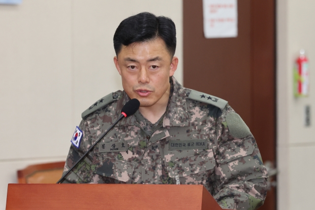 This Dec. 10, file photo shows Maj. Gen. Moon Sang-ho, chief of the Defense Intelligence Command. (Yonhap)