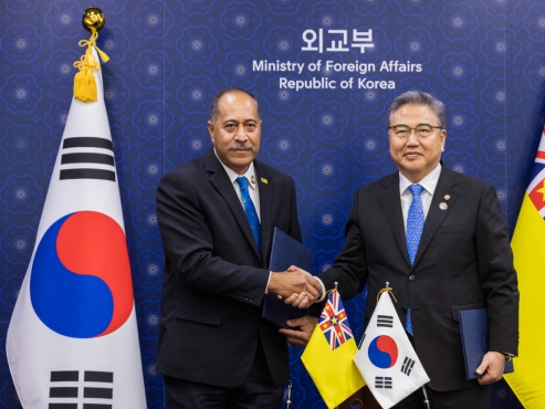 S. Korea establishes diplomatic ties with Pacific island nation of Niue