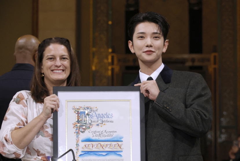 K-pop group Seventeen honored by Los Angeles for contribution to music