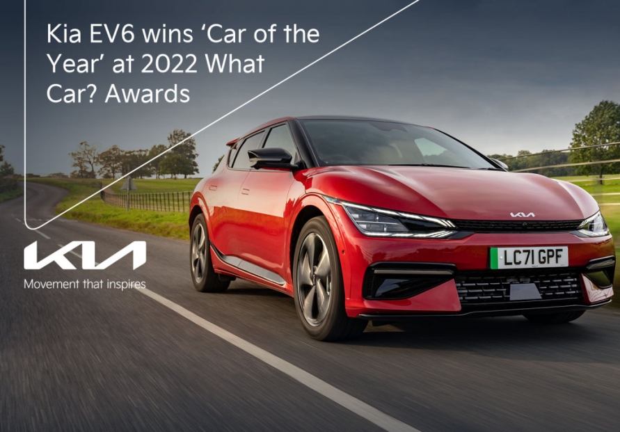 Kia EV6 wins Car of Year, Electric SUV of Year in UK