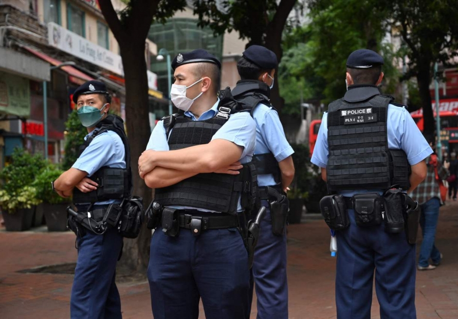 [Newsmaker] Police patrol Hong Kong park amid Tiananmen vigil ban