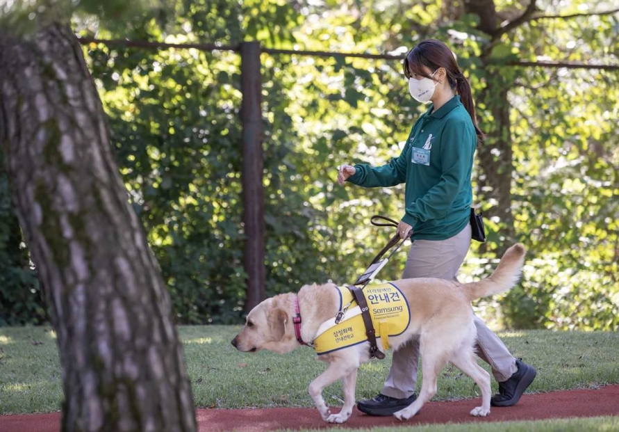 [Photo News] Companion for the blind