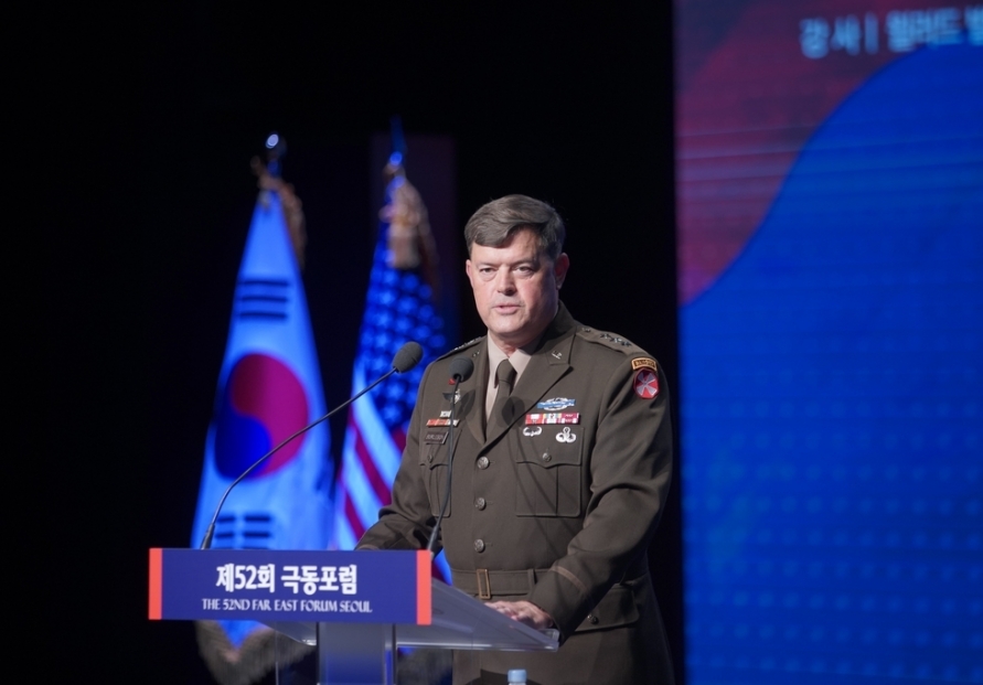 US general stresses 'ironclad' alliance, decries N.K., China, Russia as threat to peace
