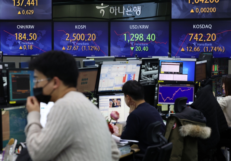 Seoul shares open sharply higher on Powell remarks
