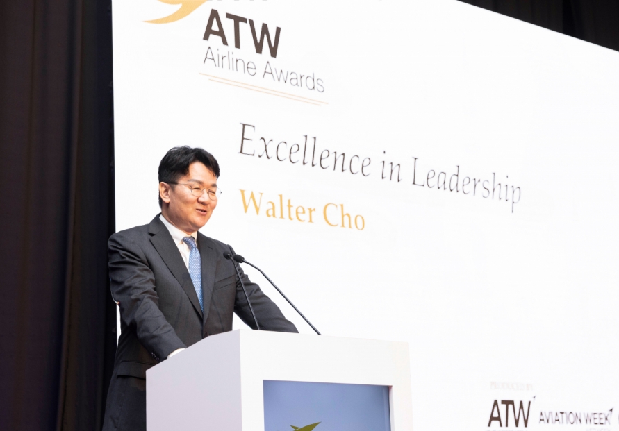 Korean Air CEO wins ATW leadership award