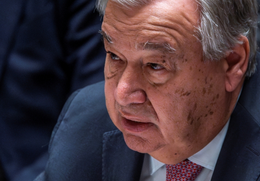 Guterres urges maximum restraint after Iranian assault on Israel