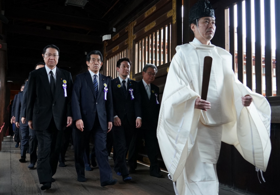 S. Korea calls on Japan to confront history amid Yasukuni Shrine visit