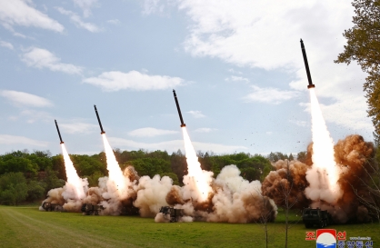 N. Korea fires short-range ballistic missiles toward East Sea: JCS