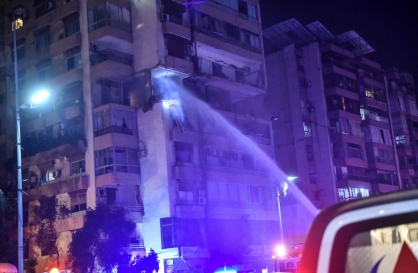 Israel targets Palestinian group in first strike on Beirut center