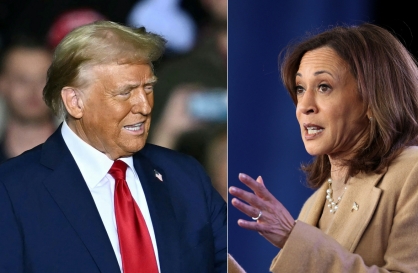 Harris, Trump face off as North Korea tests US on Election Day