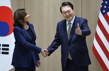 Yoon, Harris reaffirm security alliance amid NK threats