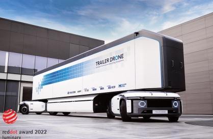 Hyundai Motor's hydrogen trailer drone concept wins top Red Dot Award