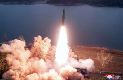 N. Korea fires 2 SRBMs toward East Sea: S. Korean military