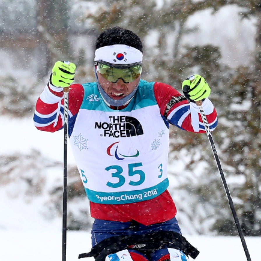 [PyeongChang 2018] S. Korea's Sin Eui-hyun finishes 5th in 15km sitting biathlon at PyeongChang Paralympics