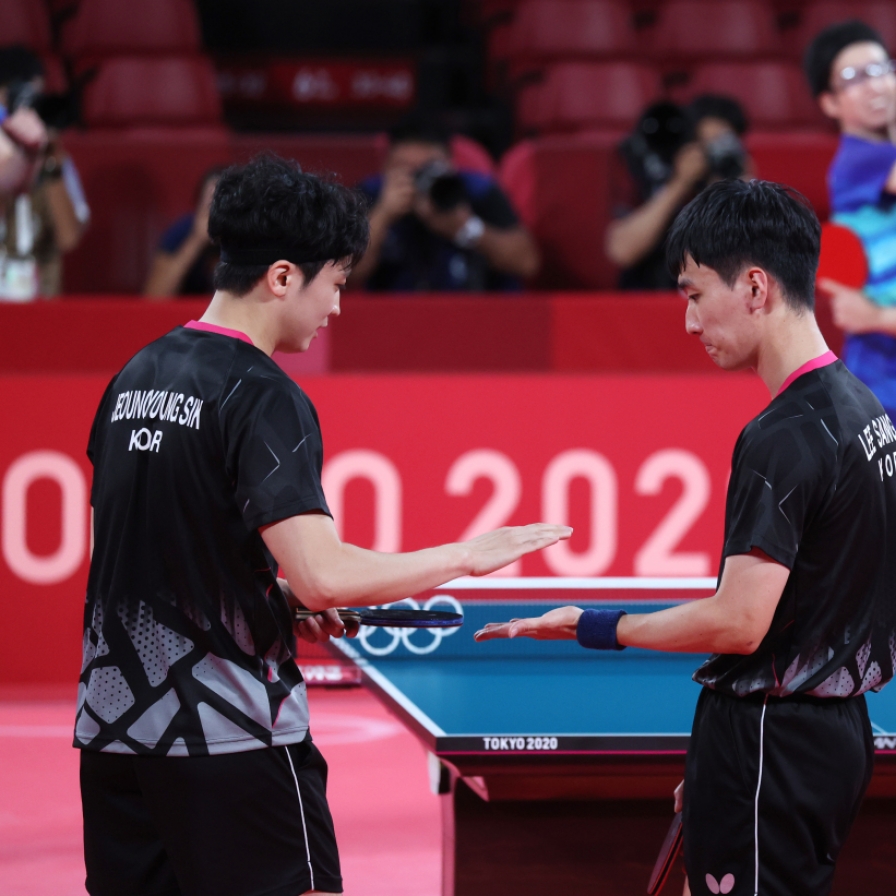[Tokyo Olympics] S. Korea falls to Japan to miss out on bronze in men's team table tennis
