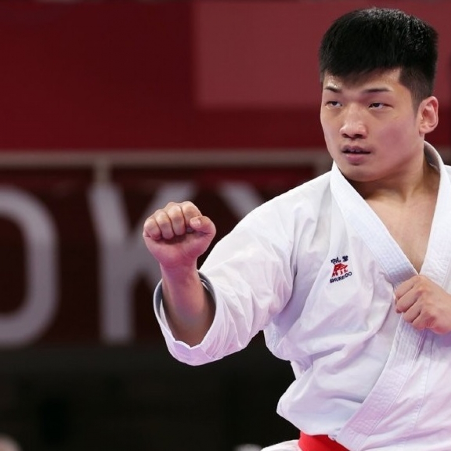 [Tokyo Olympics] Park Hee-jun narrowly misses inaugural medal in karate