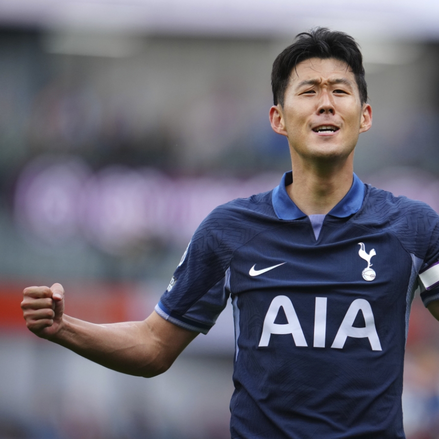 Spurs captain Son Heung-min scores hat trick
