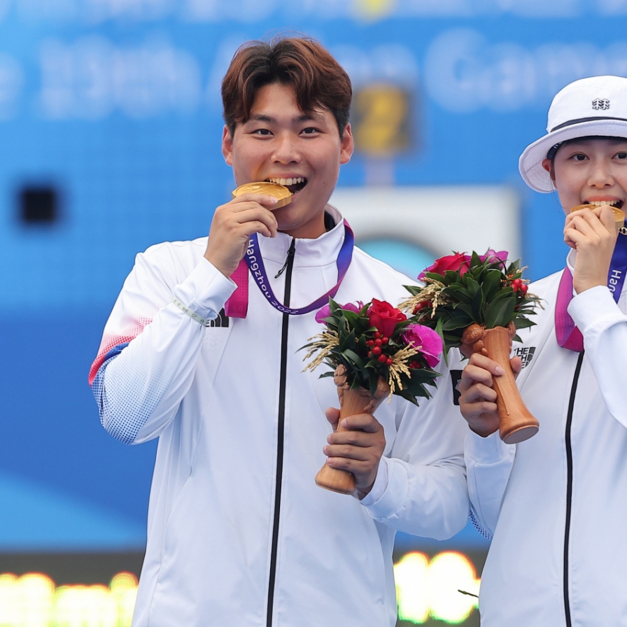 S. Korea wins mixed team gold in recurve archery