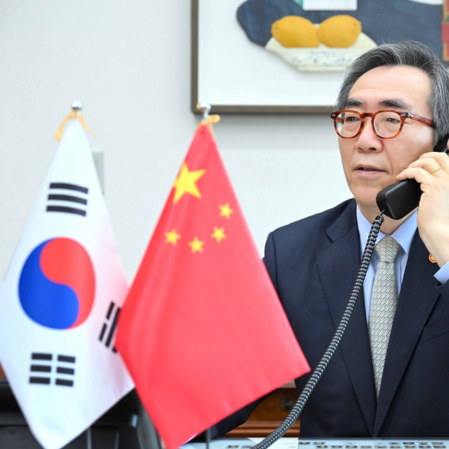 FM Cho discusses visit to Beijing in 1st phone talks with Chinese counterpart