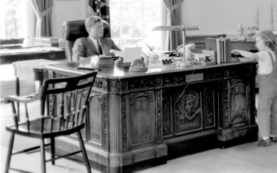 Virtual president’s desk enlivens JFK’s 1800s office