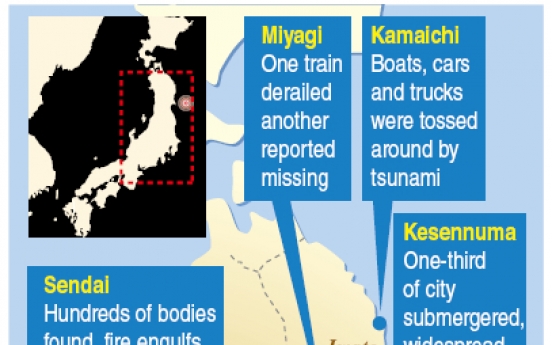 Japan launches search, rescue effort