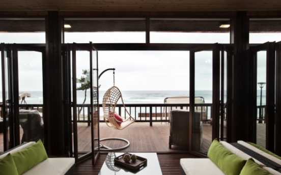 Enjoy private beach lounge in Jeju