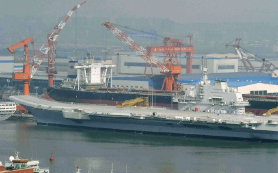 China starts sea trials of first carrier