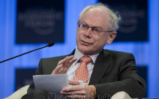 Rompuy opposes common euro bonds