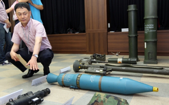 Military equipment traded on black market