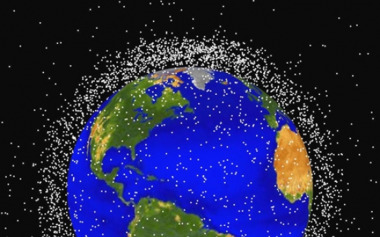 Space junk littering orbit; might need cleaning up