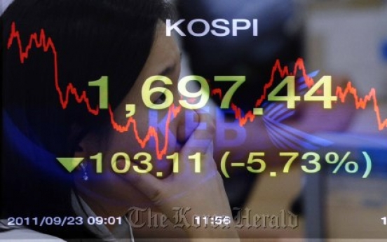 Seoul bourse hit by panic selling