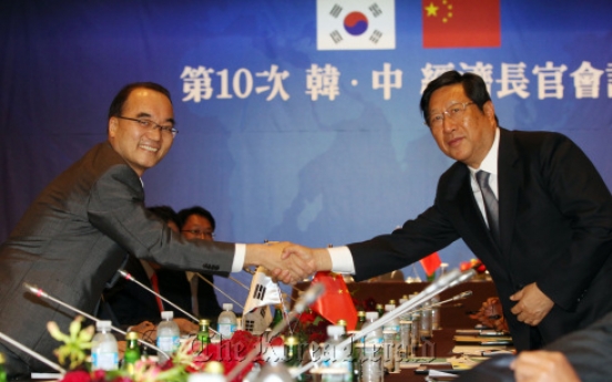 Korea, China agree to tighten policy cooperation