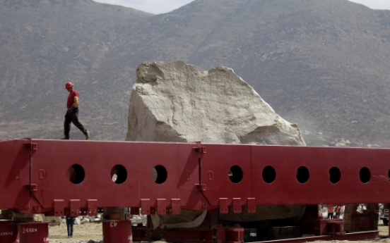 L.A.’s latest art project is 340 tons and rock solid