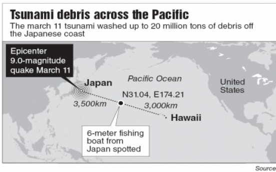 Japan tsunami debris floats toward Hawaii
